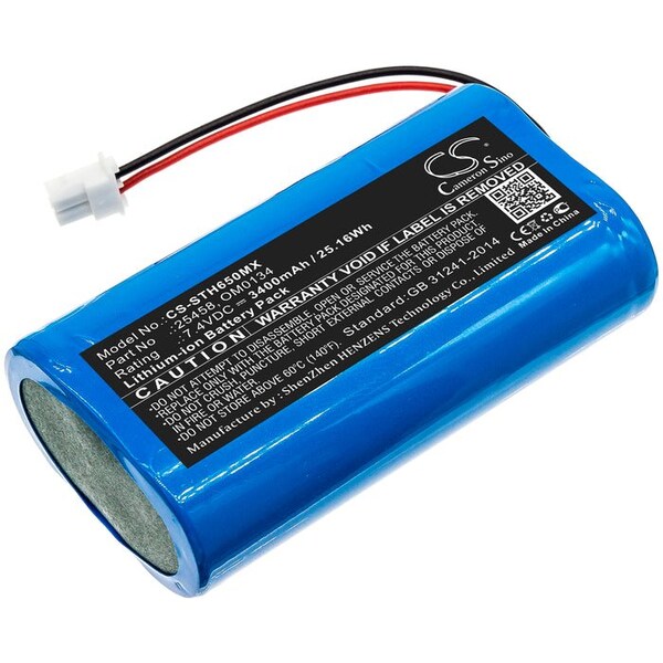 Bsc Preferred Surgitel Eclipse EHL65 EHL-65 Odyssey Analog 3400mAh Medical Replacement Battery CS-STH650MX - main